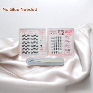 Self-Adhesive Lash Clusters Kit with Tweezer